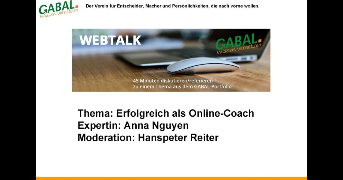 Erfolgreich als Online-Coach